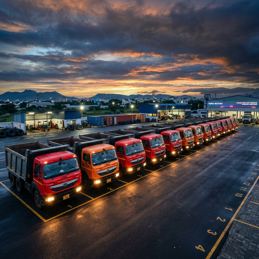 KRS tipper fleet ready for dispatch