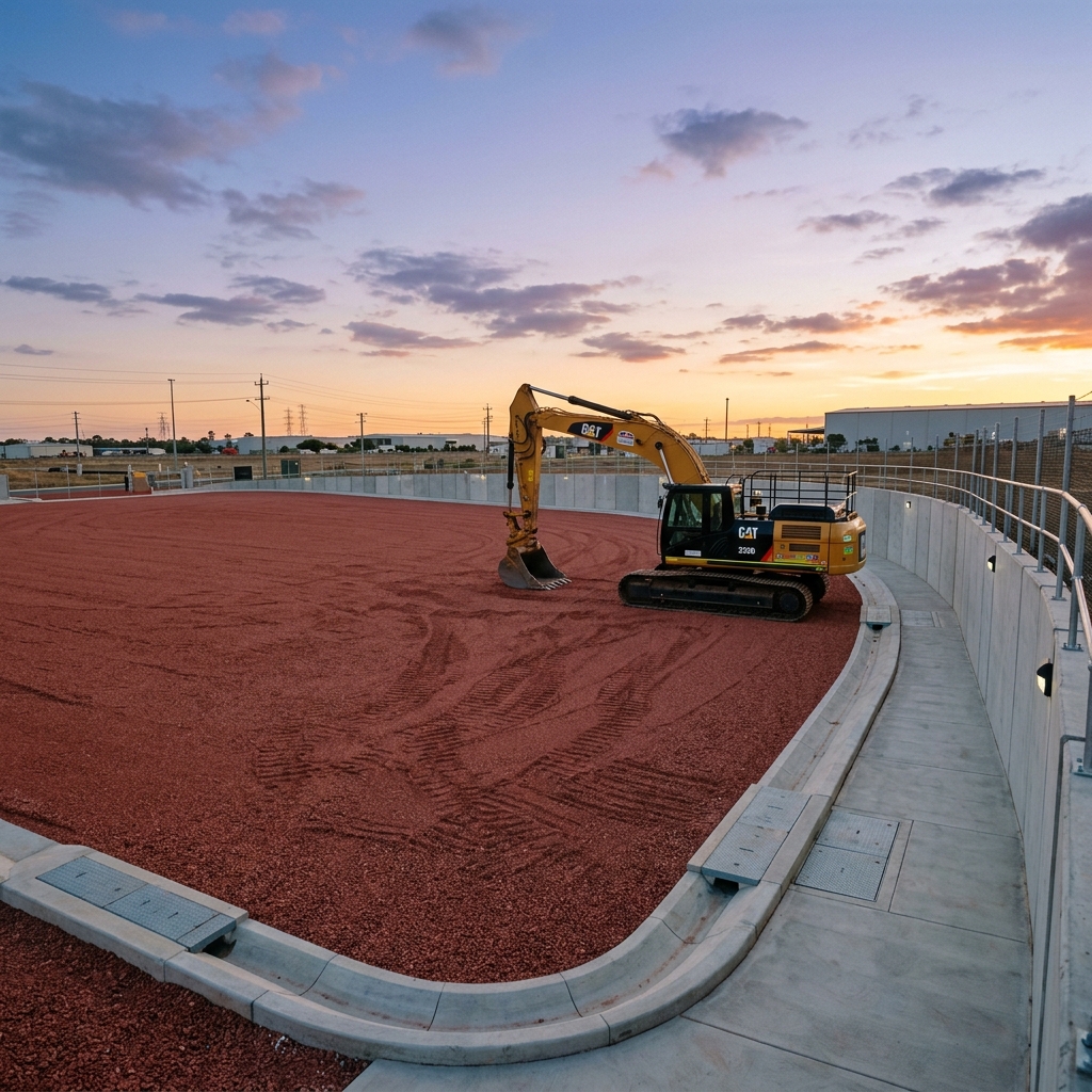 Industrial park site development